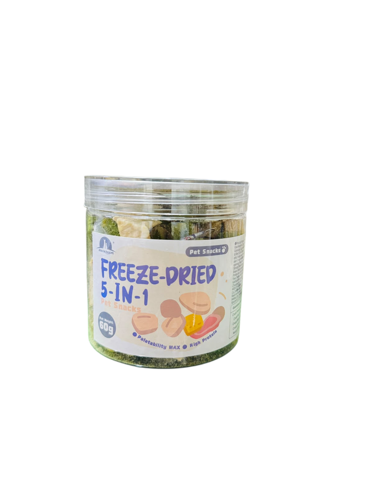 Freeze-Dried 5-in-1 Pet Snacks 60g
