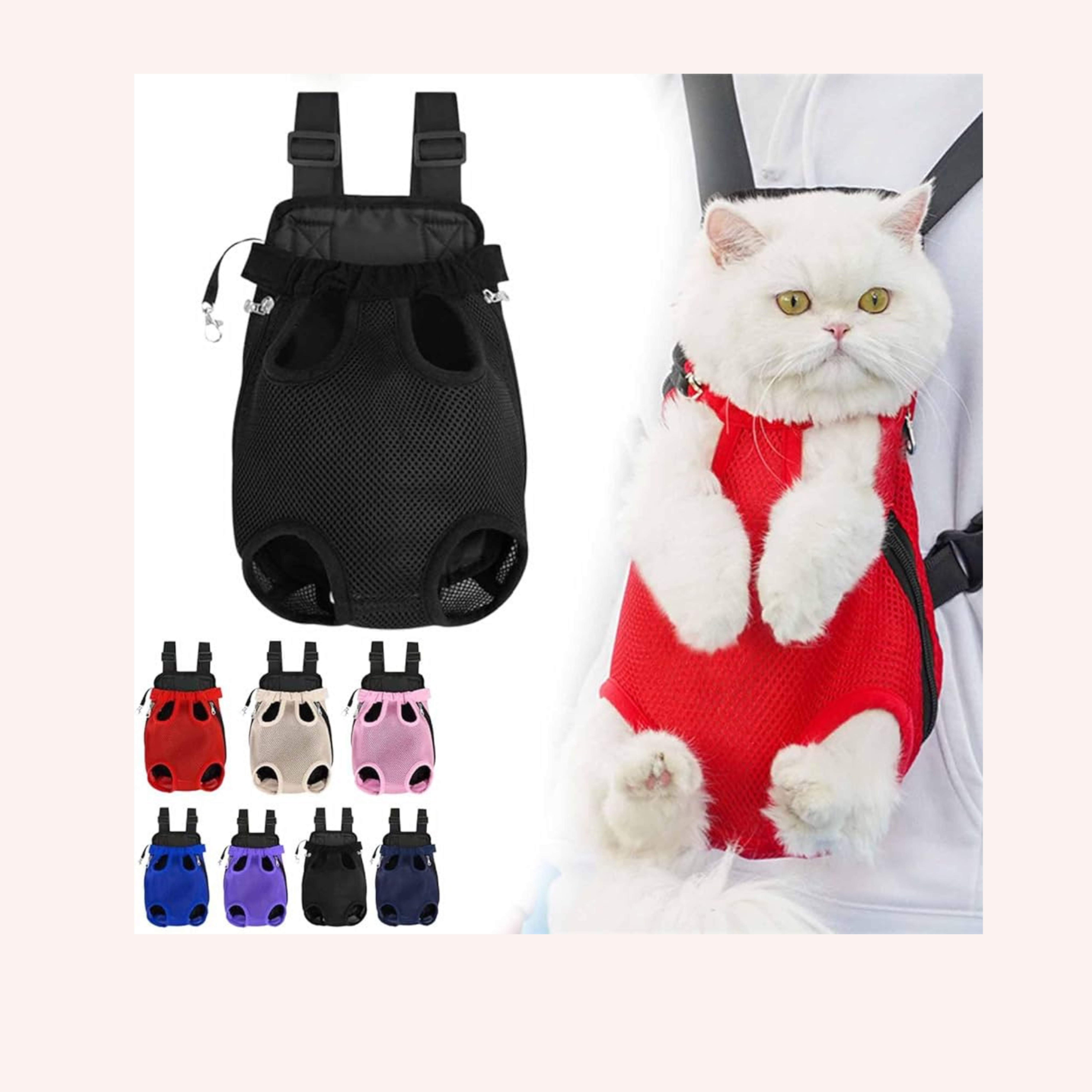 Cat Carrier Backpack Frontpack Carrier Travel Bag
